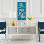 Панно Голубое дерево с глазами бисер TREE OF EYES BEADED ART варинант исполнения - 2 | Loft Concept в Сочи