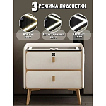 Умная прикроватная тумбочка c зарядкой для телефона Nightstand Smart варинант исполнения - 2 | Loft Concept в Сочи