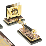 Настольный письменный набор из яшмы Manager Organizer варинант исполнения - 6 | Loft Concept в Сочи