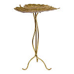 Столик приставной с столешницей Тропический лист Tropical Forest gold варинант исполнения - 1 | Loft Concept в Сочи