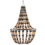 Люстра каплевидной формы с подвесками в виде декоративных бусин Flat Beads варинант исполнения - 2 | Loft Concept в Сочи