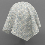 Мебельная ткань Шенилл голубой цвет 142 см T4-45 варинант исполнения - 9 | Loft Concept в Сочи