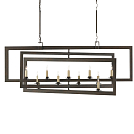 Люстра из пересекающихся прямоугольных элементов Intersecting Rectangles варинант исполнения - 2 | Loft Concept в Сочи