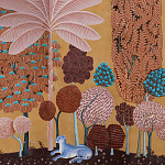 Мебельная ткань Oasis Terracotta Велюр  варинант исполнения - 1 | Loft Concept в Сочи