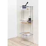 Полка напольная трехъярусная для ванной Bathroom Floor Shelf варинант исполнения - 1 | Loft Concept в Сочи