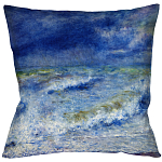 Подушка декоративная морской принт Impressionism in Art варинант исполнения - 1 | Loft Concept в Сочи