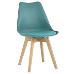 Стул с основой из пластика и мягким сиденьем Arvika Azure варинант исполнения - 1 | Loft Concept в Сочи