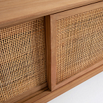 ТВ-тумба из массива тика Busto TV Stand варинант исполнения - 4 | Loft Concept в Сочи