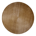 Журнальный столик с круглой фактурной столешницей из натурального дерева Vortex варинант исполнения - 2 | Loft Concept в Сочи