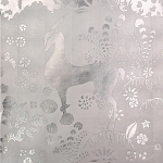 Обои ручная роспись в стиле Арт-деко Rateau Bas Relief on Tarnished Silver gilded paper варинант исполнения - 1 | Loft Concept в Сочи