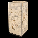 Торшер прямоугольный из натурального камня Calcite Geometry варинант исполнения - 13 | Loft Concept в Сочи