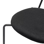 Стул с мягким сиденьем черный Stool Loft Black варинант исполнения - 7 | Loft Concept в Сочи