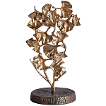 Статуэтка Metal Flowers Вrass Gold варинант исполнения - 1 | Loft Concept в Сочи