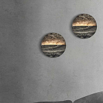 Бра в форме диска из керамогранита Eclipse of Celestial Bodies варинант исполнения - 5 | Loft Concept в Сочи