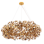 Люстра подвесная круглая с многочисленными металлическими круглыми элементами Terzani Argent варинант исполнения - 4 | Loft Concept в Сочи