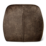 Барный стул со спинкой и подлокотниками на 4-х черных ножках Douglas Rhombus Коричневый Велюр варинант исполнения - 4 | Loft Concept в Сочи