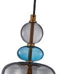 Подвесной светильник со стеклянным плафоном дымчатого цвета Prestige варинант исполнения - 4 | Loft Concept в Сочи