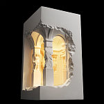 Встраиваемый в стену гипсовый светильник под покраску с колоннами и арками в античном стиле Antiquity Athena варинант исполнения - 7 | Loft Concept в Сочи