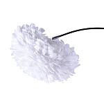 Изогнутый торшер с декором в виде перьев Plumage White Floor Lamp варинант исполнения - 2 | Loft Concept в Сочи