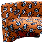 Акцентный Двухместный Диван Leela Оранжевый Орнамент варинант исполнения - 2 | Loft Concept в Сочи