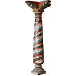 Антикварная колонна из массива тика Unique Indian Antique Column варинант исполнения - 1 | Loft Concept в Сочи