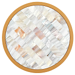 Бра в форме диска с перламутровыми прямоугольниками из морской ракушки Touch of Marine Charm варинант исполнения - 2 | Loft Concept в Сочи