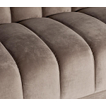 Диван трехместный велюровый серый Island of Comfort варинант исполнения - 4 | Loft Concept в Сочи