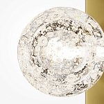 Бра с плафоном из прозрачного стекла с пузырьками воздуха Effervia варинант исполнения - 3 | Loft Concept в Сочи