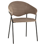 Коричневый стул с обивкой из искусственной замши Alexis варинант исполнения - 1 | Loft Concept в Сочи