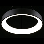Люстра подвесная светодиодная Black Circle варинант исполнения - 4 | Loft Concept в Сочи