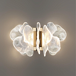 Бра с крупными прозрачными лепестками с рельефной поверхностью Ethereal Bloom варинант исполнения - 4 | Loft Concept в Сочи