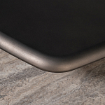 Столик журнальный квадратный  с полкой Sculptural Marble Accent с мрамором  варинант исполнения - 6 | Loft Concept в Сочи