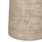 Столик приставной с круглой столешницей Textured Cream Table варинант исполнения - 4 | Loft Concept в Сочи