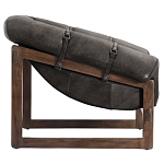 Кресло Duncan винтажная черная кожа варинант исполнения - 3 | Loft Concept в Сочи