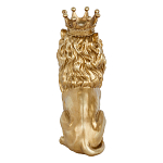 Статуэтка лев с детализированной гривой и изящной короной Lion Crown  варинант исполнения - 3 | Loft Concept в Сочи
