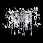 Бра с металлическими лепестками и хрустальными подвесками Leaf Cascade варинант исполнения - 2 | Loft Concept в Сочи