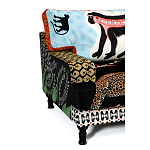 Большой Трехместный Диван с цветным принтом Qalakabusha Large Sofa варинант исполнения - 4 | Loft Concept в Сочи