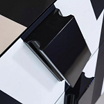 Дизайнерский комод в чёрно-белую полоску Ziqqurat варинант исполнения - 1 | Loft Concept в Сочи