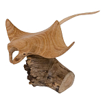 Статуэтка из дерева скат Animals of the World варинант исполнения - 1 | Loft Concept в Сочи