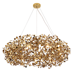 Люстра подвесная круглая с многочисленными металлическими круглыми элементами Terzani Argent варинант исполнения - 5 | Loft Concept в Сочи