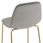 Барный стул на золотистых ножках VENDRAMIN Grey варинант исполнения - 7 | Loft Concept в Сочи