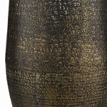 Торшер с фактурным массивным корпусом и тканевым цилиндрическим абажуром Textured Monolith варинант исполнения - 4 | Loft Concept в Сочи