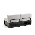 Садовый диван на каркасе из алюминия Petro варинант исполнения - 2 | Loft Concept в Сочи