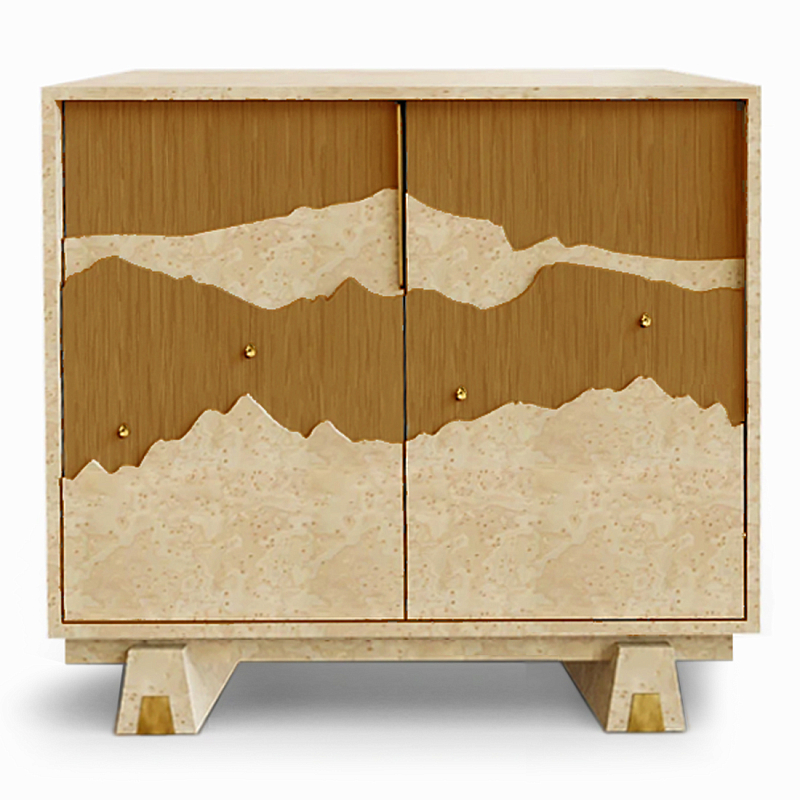 Буфет Okinawa Ginger Бежевый Горчичный Золотой в Сочи | Loft Concept 