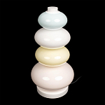 Настольная лампа из стеклянных сфер в пастельных тонах Высота 40 см Pastel Lunaria варинант исполнения - 3 | Loft Concept в Сочи