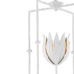 Подвесной светильник белый c абажуром в виде цветка тюльпана White Tulips варинант исполнения - 1 | Loft Concept в Сочи