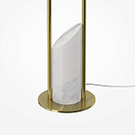 Напольный торшер светодионый золотой Lumen Duo варинант исполнения - 4 | Loft Concept в Сочи