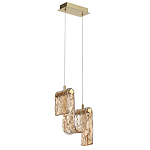 Подвесной светильник волнистой формы из фактурного стекла Wave варинант исполнения - 1 | Loft Concept в Сочи