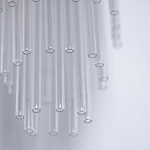 Бра с круглым основанием и длинными прозрачныи стеклянными трубками Nembus варинант исполнения - 6 | Loft Concept в Сочи