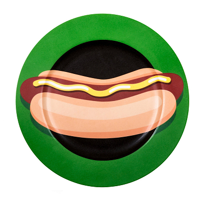 Тарелка Seletti Porcelain Plate Hot Dog Тарелка Seletti Porcelain Plate Hot Dog